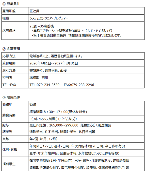 実務経験者募集